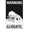 Verpackungskennzeichen für Kühlmittel, Folie, seewasserbeständig, 250x150mm, IMDG-Code, ADR