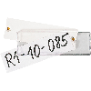 PANEL-Script, zum Ankleben oder- schrauben, transparent, 96x30mm, 50/VE PANEL-Script, zum Ankleben oder- schrauben, transparent, 96x30mm, 50/VE