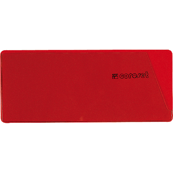 coroset magnetische Etikettenhalter, rot, 137x58mm, 100/VE-Beschreibung lesen