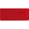 coroset magnetische Etikettenhalter, rot, 137x58mm, 100/VE