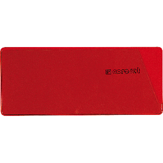 coroset magnetische Etikettenhalter, rot, 137x58mm, 100/VE-Beschreibung lesen