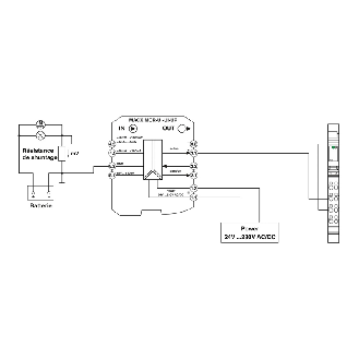 Convertisseur-isolateur galvanique, configurable - MACX MCR-UI-UI-UP-NC-Lire la description