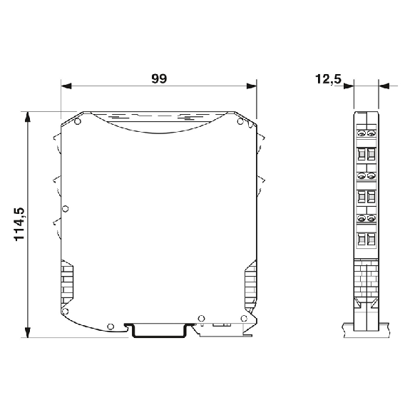 Convertisseur-isolateur galvanique, configurable - MACX MCR-UI-UI-UP-NC-Lire la description