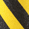 Antirutschbelag für strukturierte Flächen, 100 mm, schwarz/gelb