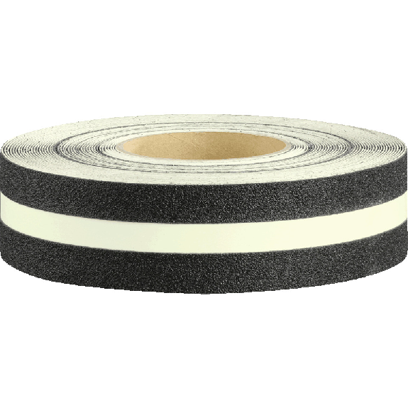 Multifunktionsbelag, Rutschhemmung R13, schwarz/nachleuchtend, 50mmx18,3m/Rolle, ASR A1.5-Beschreibung lesen
