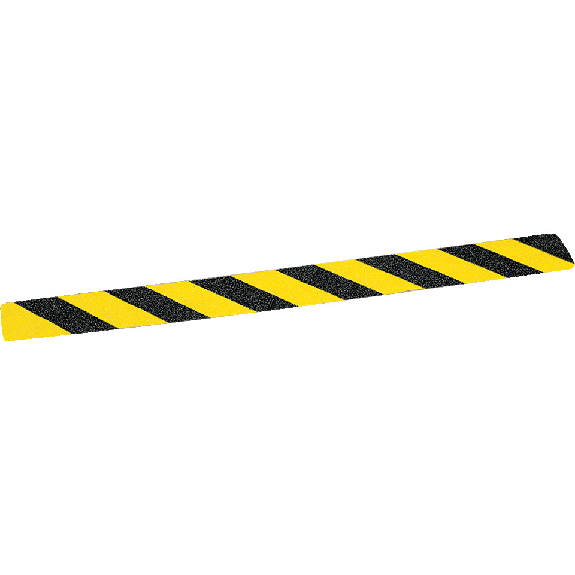 m2-Trittschutz-Warnmarkierung, R13, gelb/schwarz schraffiert, 50x650mm, ASR A1.5-Beschreibung lesen