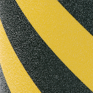 Antirutsch-Warnmarkierung, R13, schwarz/gelb, selbstklebend, 50mm, 18,3m/RO, ASR A1.5-Beschreibung lesen
