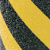 Antirutsch-Warnmarkierung, R13, schwarz/gelb, selbstklebend, 50mm, 18,3m/RO, ASR A1.5