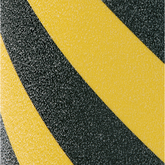 Antirutsch-Warnmarkierung, R13, schwarz/gelb, selbstklebend, 50mm, 18,3m/RO, ASR A1.5-Beschreibung lesen
