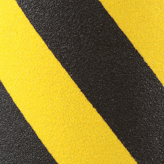 m2-Antirutschbelag für strukturierte Flächen, R13, schwarz/gelb, 50mm, 18,3m/Rolle, ASR A1.5-Beschreibung lesen