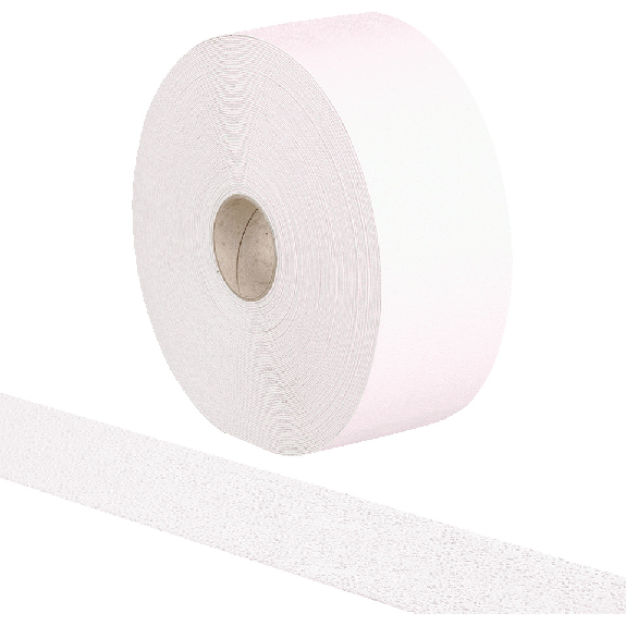 Bodenmarkierungsband Strong, rutschhemmend, weiß, Elastomer, 100mm, 50m/Rolle-Beschreibung lesen