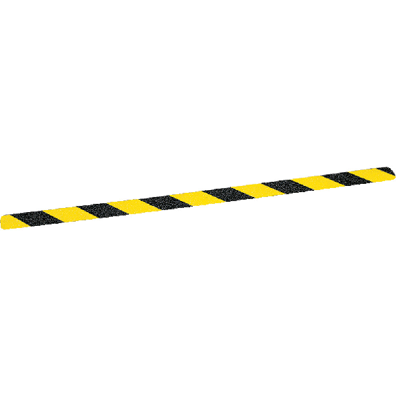 m2-Trittschutz-Warnmarkierung, R13, gelb/schwarz schraffiert, 25x1000mm, ASR A1.5-Beschreibung lesen