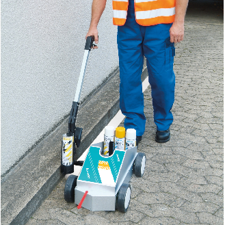 A.M.P.E.R.E. Markierungsgerät SUPER-Striper, 200g Markierpulver, mit weißer Farbe-Beschreibung lesen