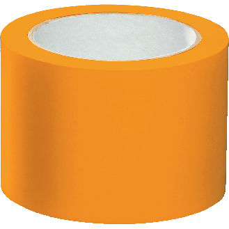 Bodenmarkierungsband Standard, orange, PVC-Folie, 75mm, 33m/Rolle-Beschreibung lesen
