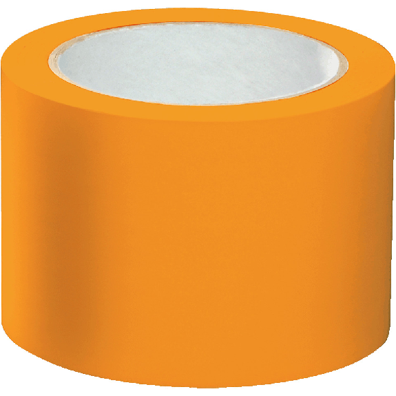 Bodenmarkierungsband Standard, orange, PVC-Folie, 75mm, 33m/Rolle-Beschreibung lesen