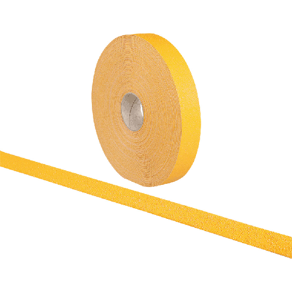 Bodenmarkierungsband Strong, rutschhemmend, gelb, Elastomer, 50mm, 50m/Rolle-Beschreibung lesen