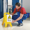Wechsel-Warnaufsteller Flexo, ISO 7010, inkl.8 Wechselschilder, Kunststoff, 230x600mm, DIN EN ISO 7010