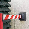 RS-GUIDESYSTEMS Gewebegurt-Wandkassette Outdoor, ABS-Kunststoff, rot/weiß, 5m