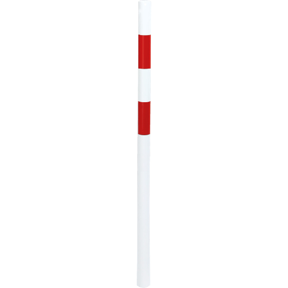 Absperrpfosten Bern, o.Kettenöse, z.Einbetonieren, rot/reflektierend-weiß, Ø 60mm, 1400mm Absperrpfosten Bern, o.Kettenöse, z.Einbetonieren, rot/reflektierend-weiß, Ø 60mm, 1400mm-Beschreibung lesen