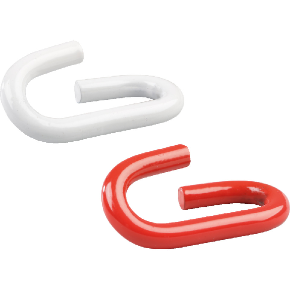 Verbindungsglieder, rot/weiß, Stahl, Ø 6mm, 20/VE-Beschreibung lesen