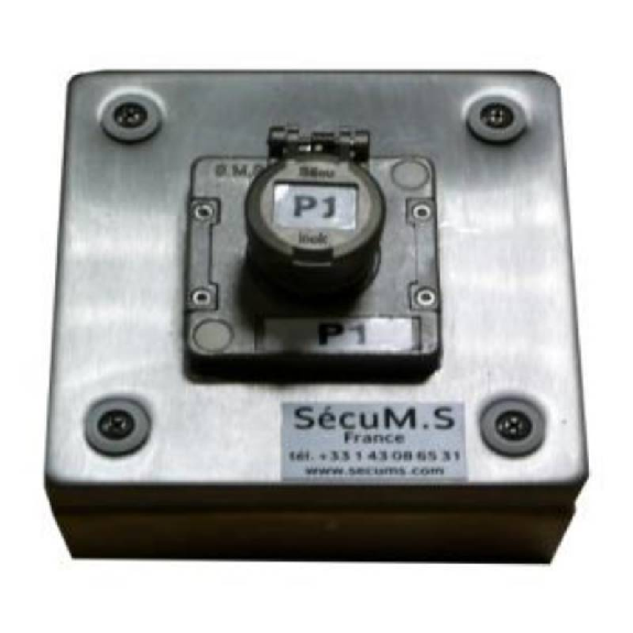 Serrure à contacts rotatifs 2O2F, avec cache entrée, coffret inox - SWL-2O2F-IP55M-Lire la description
