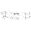Module dinterverrouillage (magnétique), 1 bouton, arrêt durgence - MGB-L2-ARA-BL3A1-M-R-121024