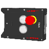 Module d'interverrouillage (mécanique), 2 boutons, arrêt d'urgence - MGB-L1-ARA-AM3A1-M-L-121241