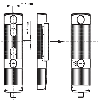 Interverrouillage ouvert/hors tension, M12 8P - MZM 100 B ST2-1P2PW2R-A