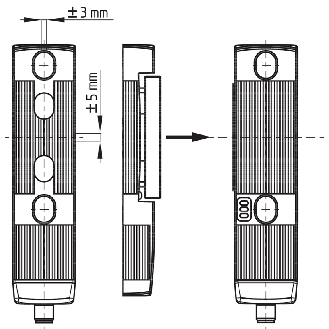 Interverrouillage ouvert/hors tension, M12 8P - MZM 100 B ST2-1P2PW2R-A-Lire la description