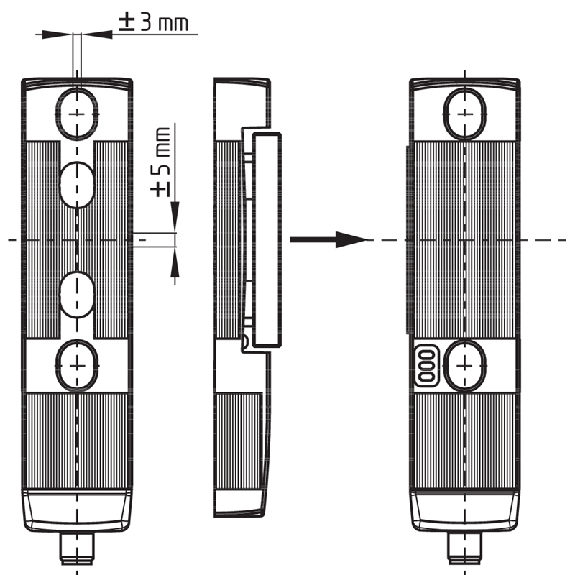 Interverrouillage ouvert/hors tension, M12 8P - MZM 100 B ST2-1P2PW2R-A-Lire la description