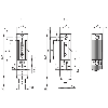 Interverrouillage ouvert/hors tension, M12 8P - MZM 100 B ST2-1P2PW2R-A