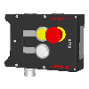 Module d'interverrouillage (mécanique), 2 boutons, arrêt durgence - MGB-L1-ARA-AB8A1-S1-L-117312