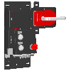 Système d'interverrouillage (magnétique), 3 éléments de commande - MGB-L2HB-PNA-R-121849