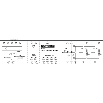 Module dinterverrouillage (magnétique), 2 boutons, arrêt durgence - MGB-L2-ARA-AM3A1-M-R-121257-Lire la description