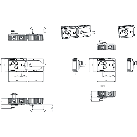Module dinterverrouillage (magnétique), 2 boutons, arrêt durgence - MGB-L2-ARA-AM3A1-M-R-121257 Module dinterverrouillage (magnétique), 2 boutons, arrêt durgence - MGB-L2-ARA-AM3A1-M-R-121257-Lire la description