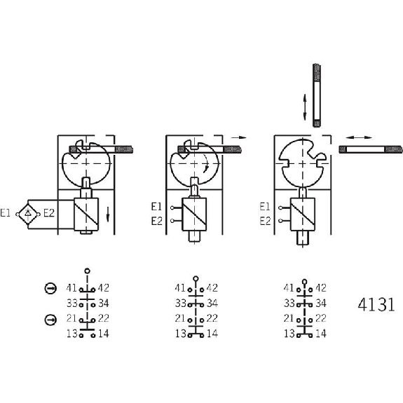 Interrupteur de sécurité à interverrouillage 2O+2F 24VAC/DC - STA1A-4131A024M Interrupteur de sécurité à interverrouillage 2O+2F 24VAC/DC - STA1A-4131A024M-Lire la description