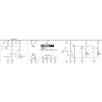 Module d'interverrouillage (magnétique), 2 boutons, arrêt durgence - MGB-L2-ARA-AM3A1-M-L-121263-Lire la description