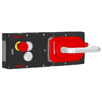 Système d'interverrouillage (mécanique), 2 boutons, arrêt d'urgence - MGB-L1HE-ARA-R-121236-Lire la description