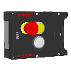 Module d'interverrouillage (mécanique), 2 boutons, arrêt d'urgence - MGB-L1-ARA-AB8A1-M-110219