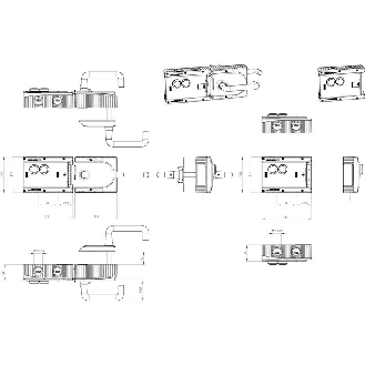 Module d'interverrouillage magnétique avec 2 boutons lumineux-Lire la description