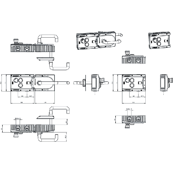 Système dinterverrouillage (magnétique), 2 boutons, arrêt durgence - MGB-L2HE-ARA-R-121223 Système dinterverrouillage (magnétique), 2 boutons, arrêt durgence - MGB-L2HE-ARA-R-121223-Lire la description