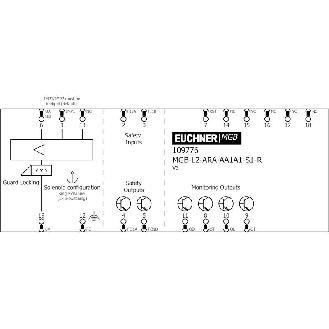 Module d'interverrouillage (magnétique), sans éléments de commande - MGB-L2-ARA-AA1A1-S1-R-109776-Lire la description