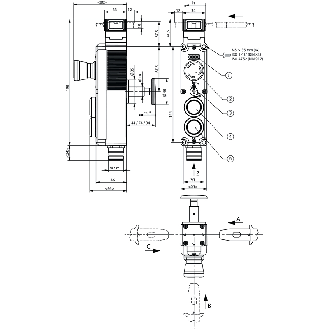 Interrupteur de sécurité à codage par transpondeur CTP-AR, M23 - CTP-L1-AR-U-HA-AEE-SH-137164-Lire la description