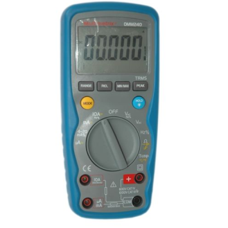 Multimètre numérique portable TRMS 40 000 points, 0.06%, 1000V/10A AC/DC, température-Lire la description