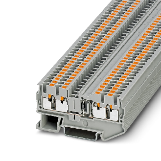 Bloc de jonction avec diode, Push-in, 0,14-4mm², gris - PT 2,5-QUATTRO-DIO/R-L-Lire la description