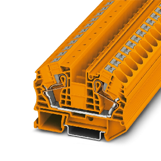 Bloc de jonction simple, Push-in, 0,5 - 25mm², 76A, 1000V, orange - PT 16 N OG-Lire la description