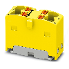 Bloc distributeur, 450V, 17,5A, Push-in, 4x 0,14-2,5mm²,  jaune - PTFIX 4X1,5 YE
