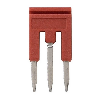 Pontage sécable rouge, 3 pôles, pour bornes Push-In + de 1,5mm² - XW5S-P1.5-3RD Pontage sécable rouge, 3 pôles, pour bornes Push-In + de 1,5mm² - XW5S-P1.5-3RD