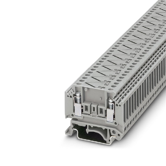 Bloc de jonction pour TC type J, à vis 0,2 - 4mm², 1A, 400V, gris - MTKD-FE/CUNI Bloc de jonction pour TC type J, à vis 0,2 - 4mm², 1A, 400V, gris - MTKD-FE/CUNI-Lire la description