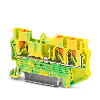 Bloc de jonction de protection, Push-in, 0,14 - 4mm², vert/jaune - PT 2,5-TWIN-PE Bloc de jonction de protection, Push-in, 0,14 - 4mm², vert/jaune - PT 2,5-TWIN-PE